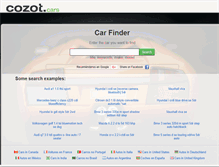 Tablet Screenshot of cars.cozot.co.uk
