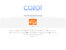 Tablet Screenshot of cozot.com